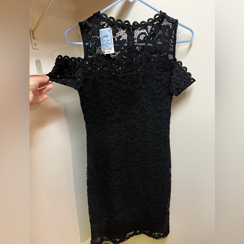 Mini Bodycon Juniors Lace Dress